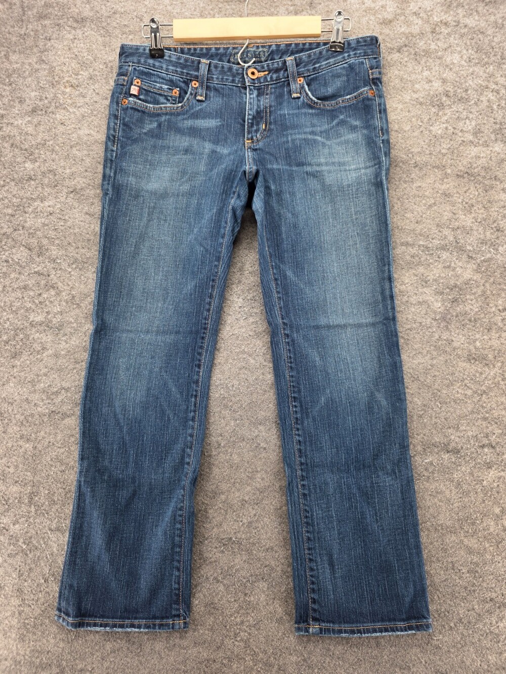Big Star Jeans Womens 27 Rikki Crop Blue Denim